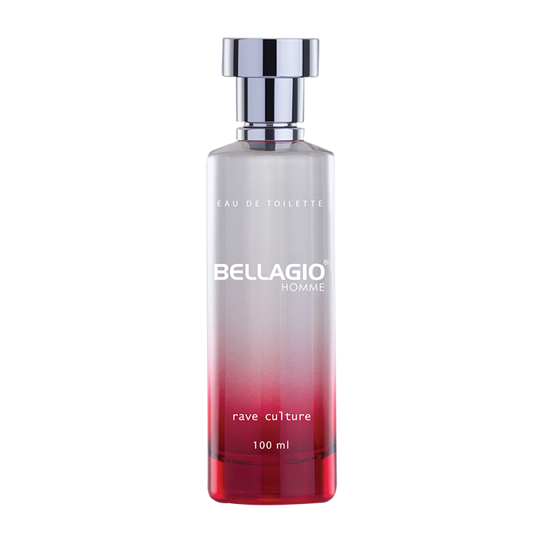 Bellagio Homme Eau De Toilette Rave Culture (Red) 100ml