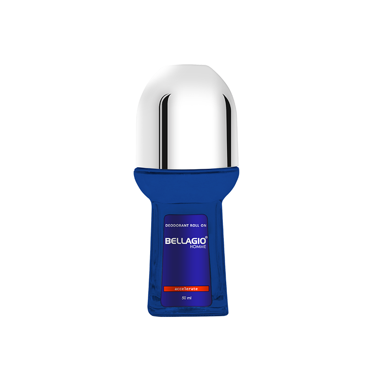 Bellagio Homme Deodorant Roll On Accelerate (Orange) 50ml