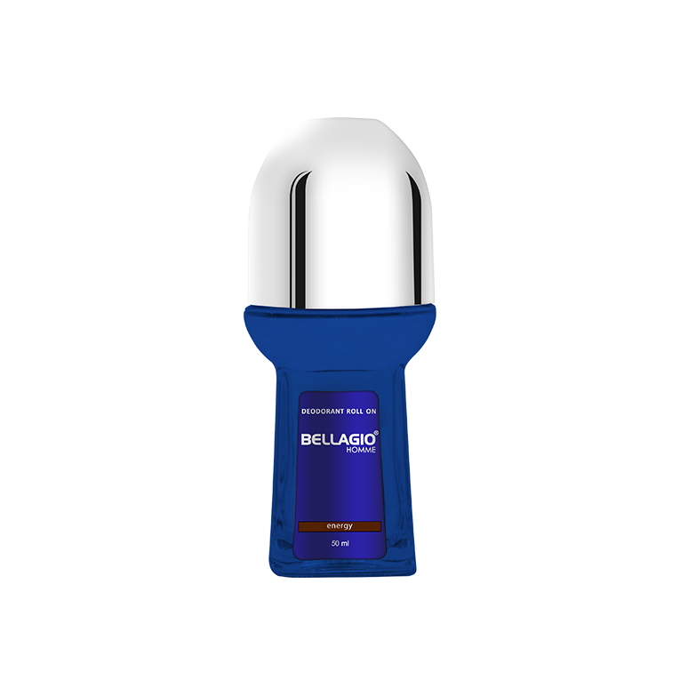 Bellagio Homme Deodorant Roll On Energy (Brown) 50ml