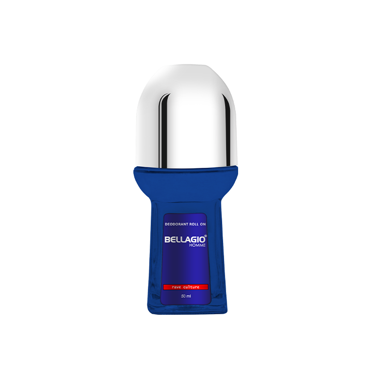 Bellagio Homme Deodorant Roll On Rave Culture (Red) 50ml