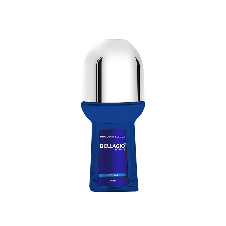 Bellagio Homme Deodorant Roll On Ventura (Blue) 50ml