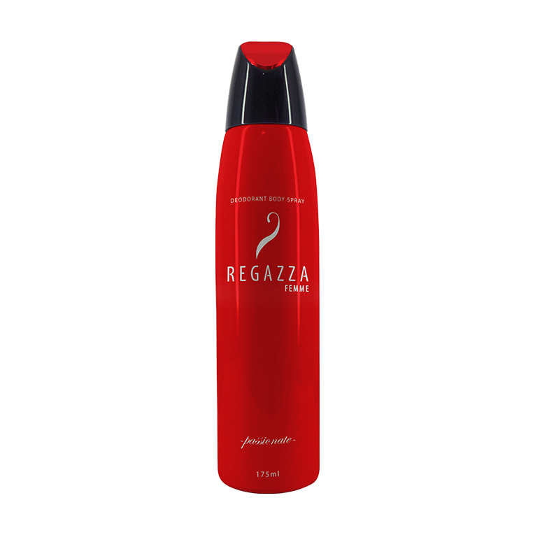 Regazza Femme Deodorant Body Spray Passionate (Red) 175ml