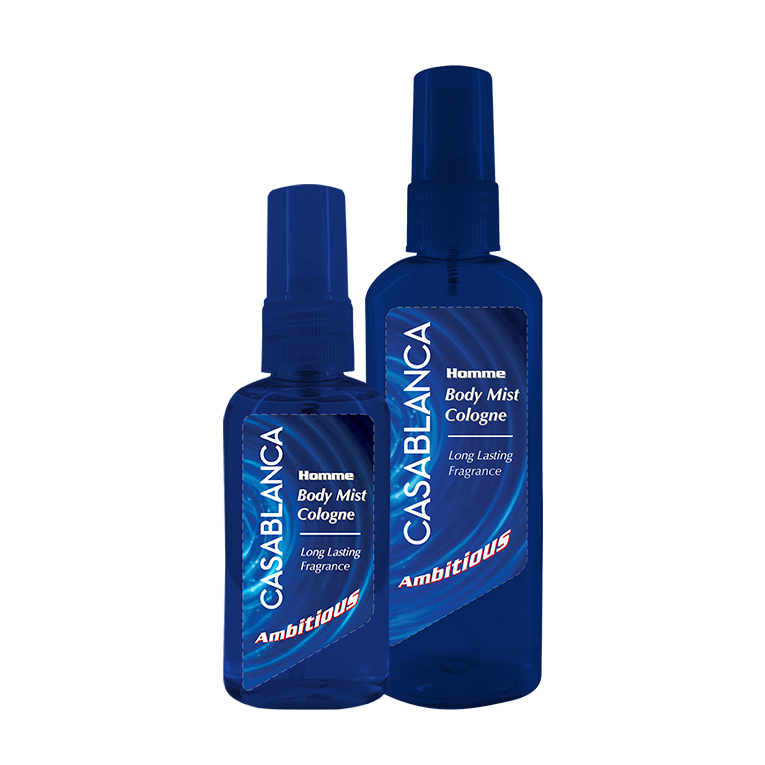 Casablanca Homme Body Mist Cologne Ambitious (Dark Blue) 50ml & 100ml