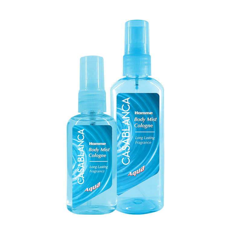 Casablanca Homme Body Mist Cologne Aqua (Light Blue) 50ml & 100ml