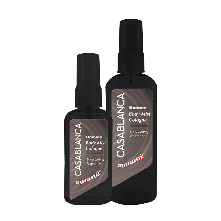 Casablanca Homme Body Mist Cologne Dynamic (Black) 50ml & 100ml