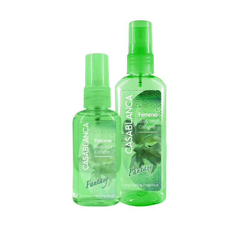 Casablanca Femme Body Mist Cologne Fantasy (Green) 50ml & 100ml