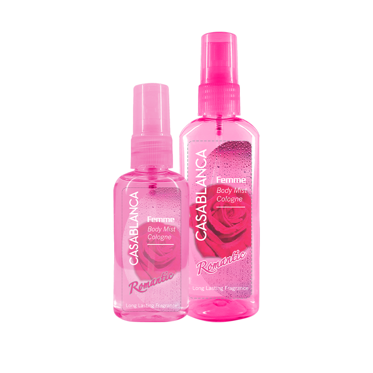Casablanca Femme Body Mist Cologne Romantic (Pink) 50ml & 100ml