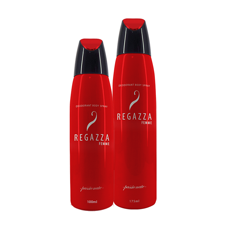 Regazza Femme Deodorant Body Spray Passionate (Red) 100ml & 175ml